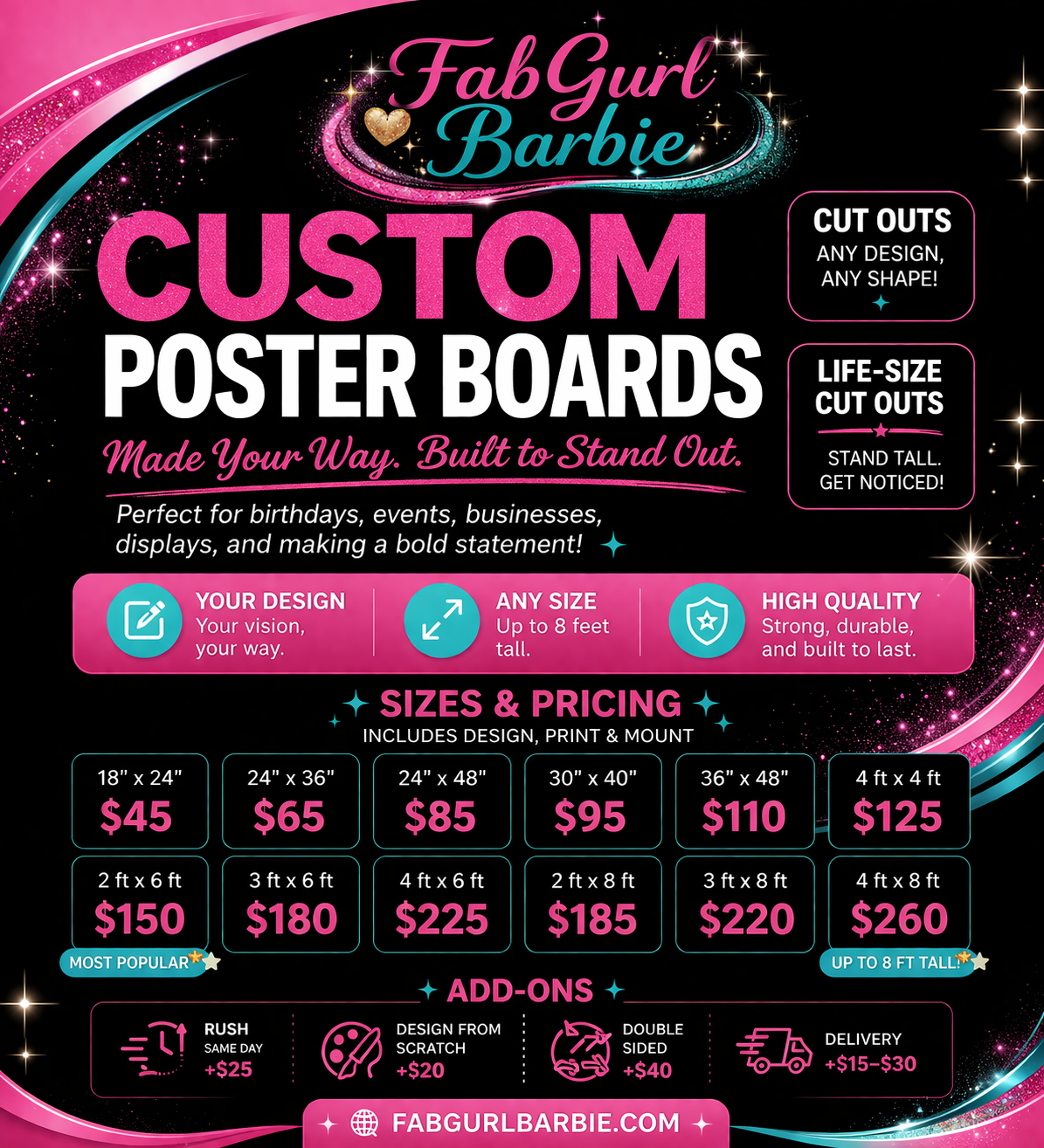 Custom Poster Banners
